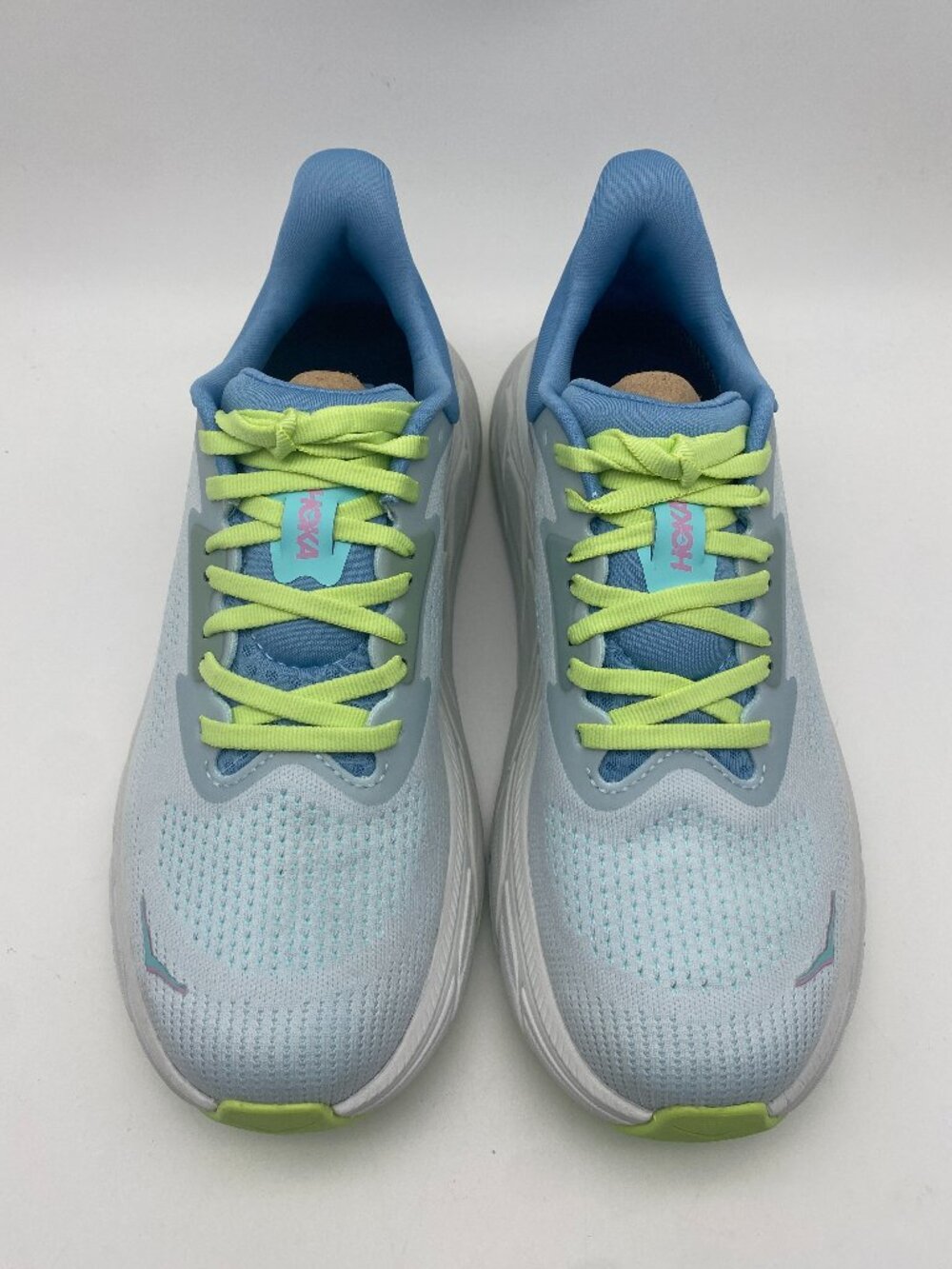 HOKA ARAHI 7 Light blue/ Lime #1147851 US Women Size 8B and 9.5B